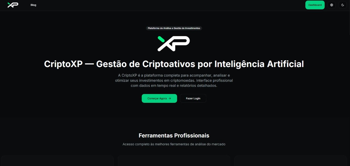 Screenshot do projeto CriptoXP