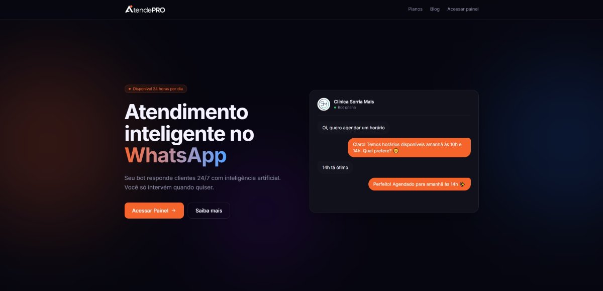 Screenshot do projeto AtendePRO