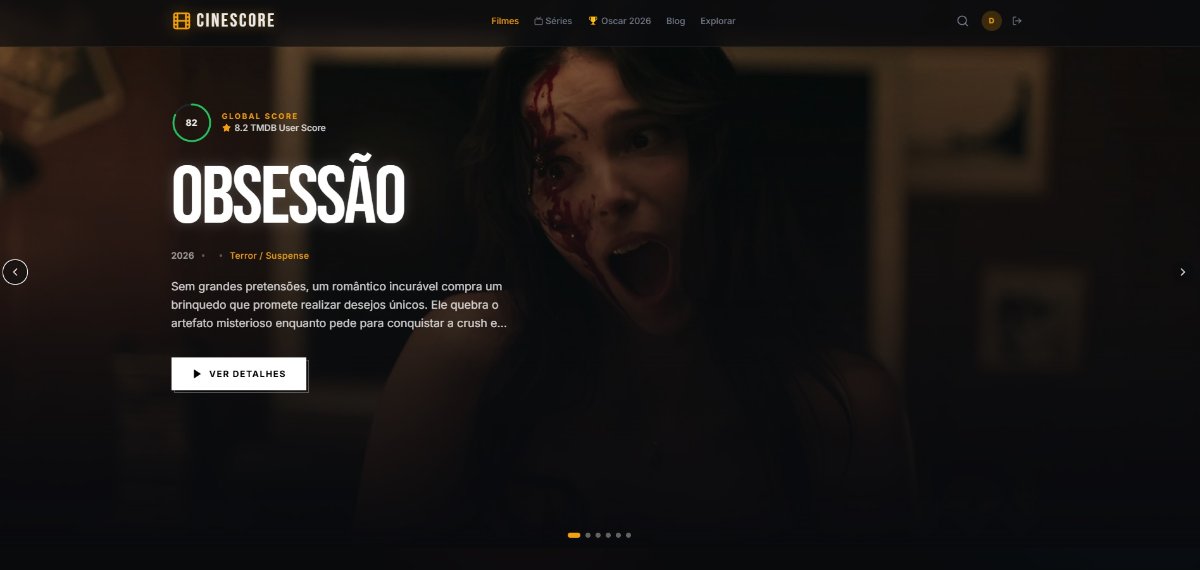 Screenshot do projeto Cinescore